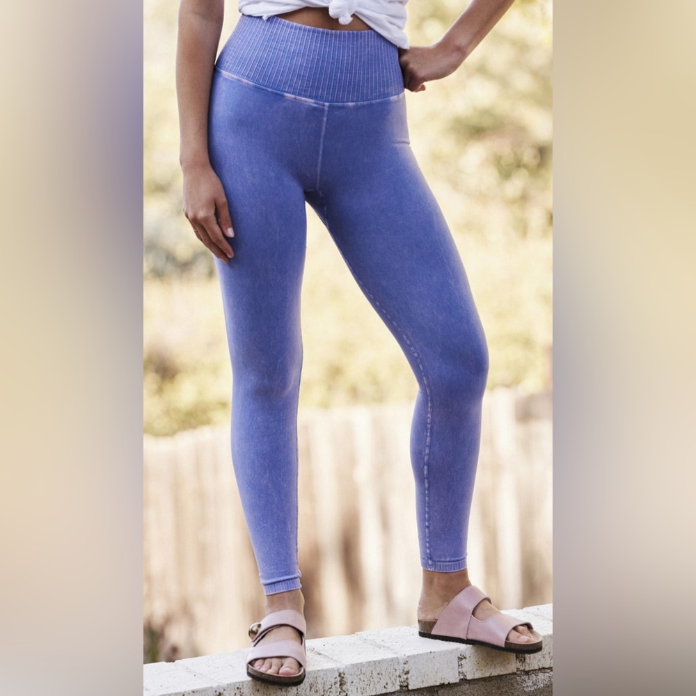 FP Movement Good Karma Leggings in Washed blue